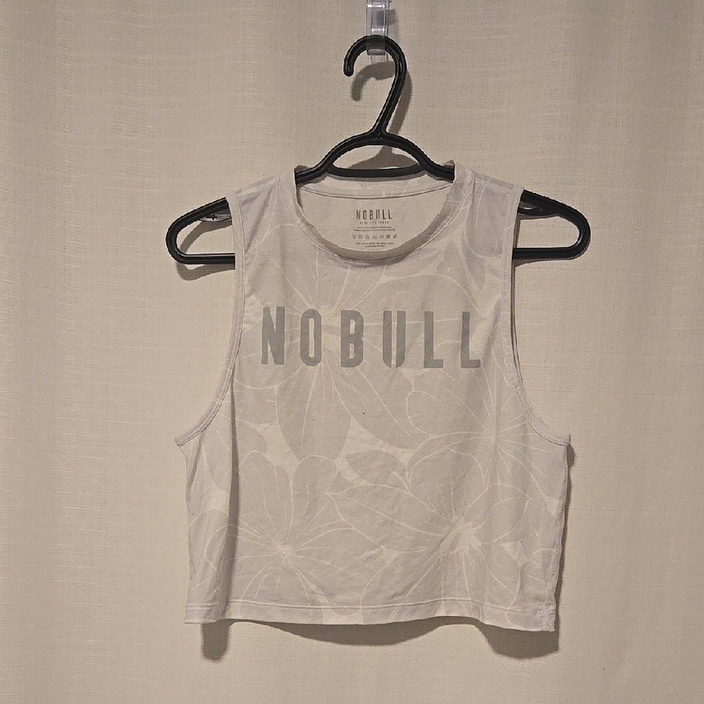NOBULL Women's Floral Muscle Tee - White